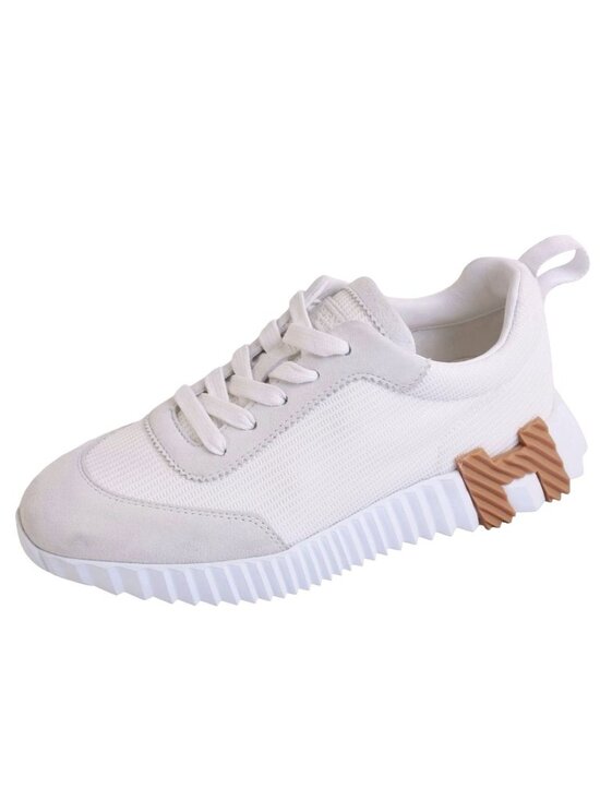 Hermes Shoes - Hermes Sneakers Bouncing White